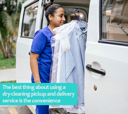Laundry Delivery Service Woman